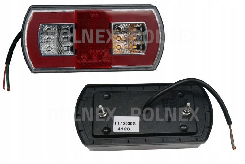 Zadní Led lampa Glo-trac 12/24V pravá TT.12030GP