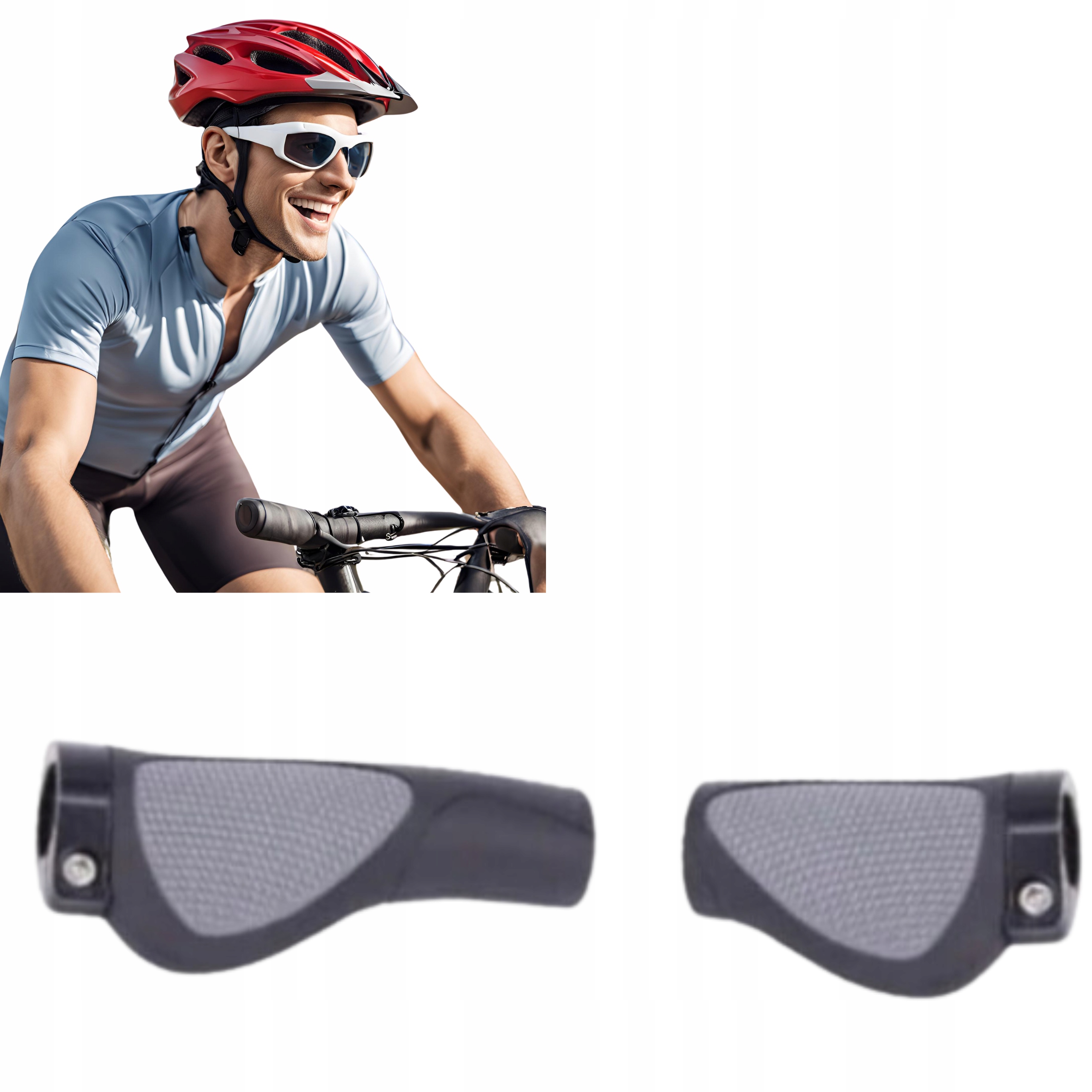 Ergonomiczne Rączki na rowery Gazelle z Obejmą Komfort i Styl 130mm/95mm