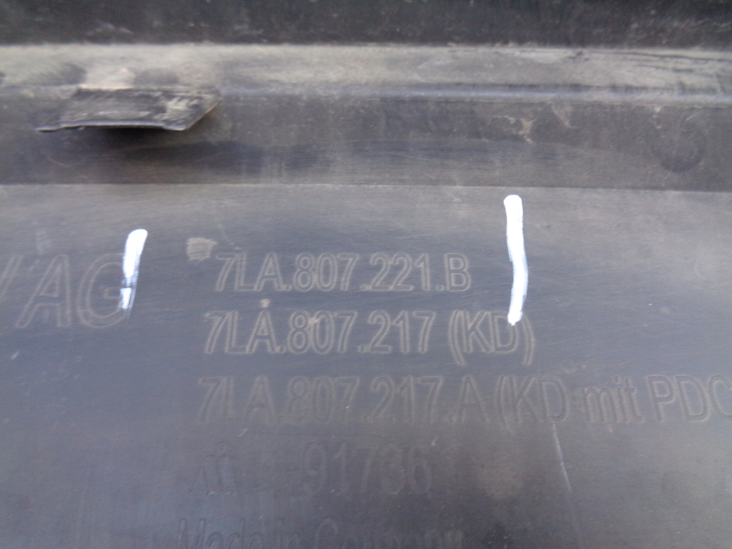 FRONTSTOSSSTANGE VW T6 T6.1 7LA 19- LIFT NR 37093