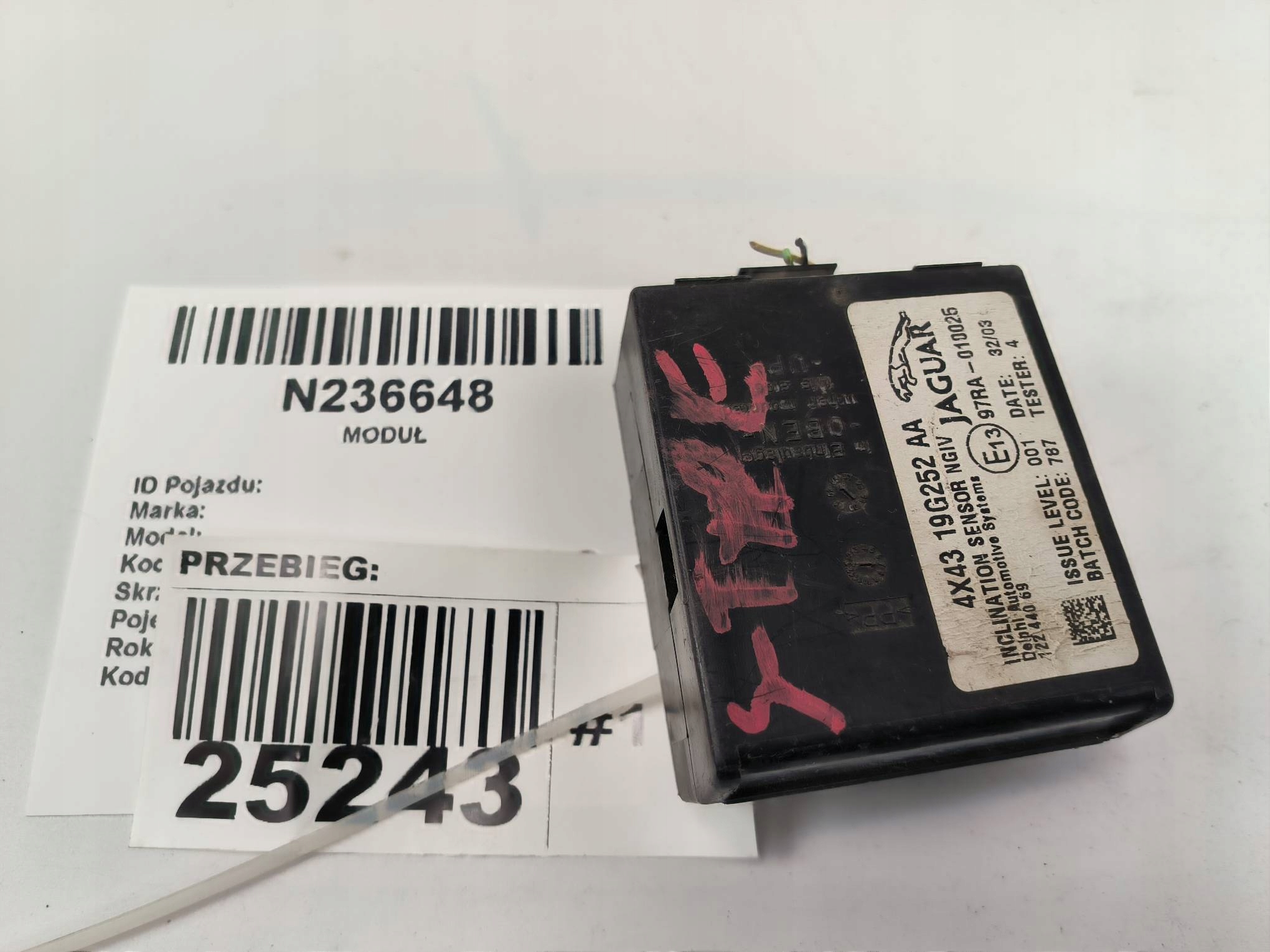 modul 4X4319G252AA JAGUAR S-TYPE