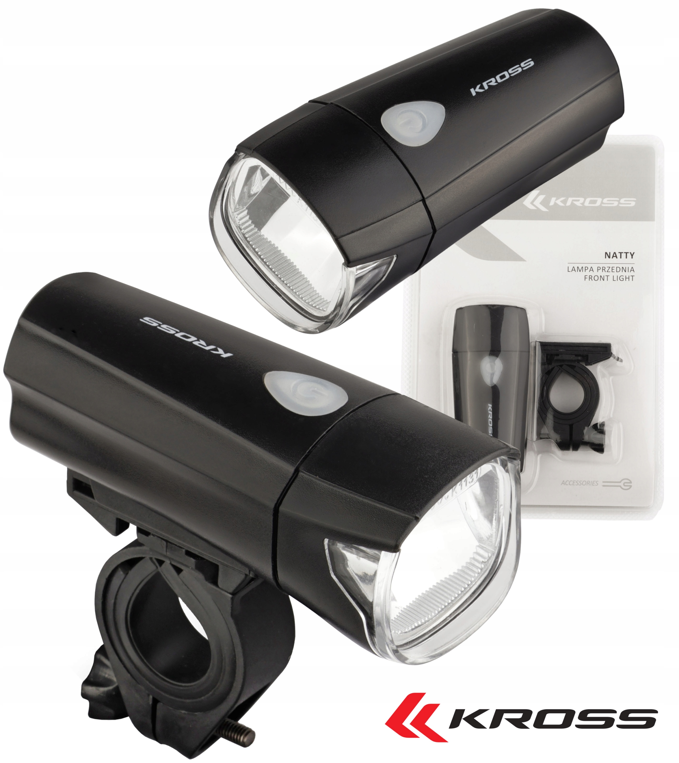 

Przednia Lampka Rowerowa Kross Natty Osram 1W 57LM