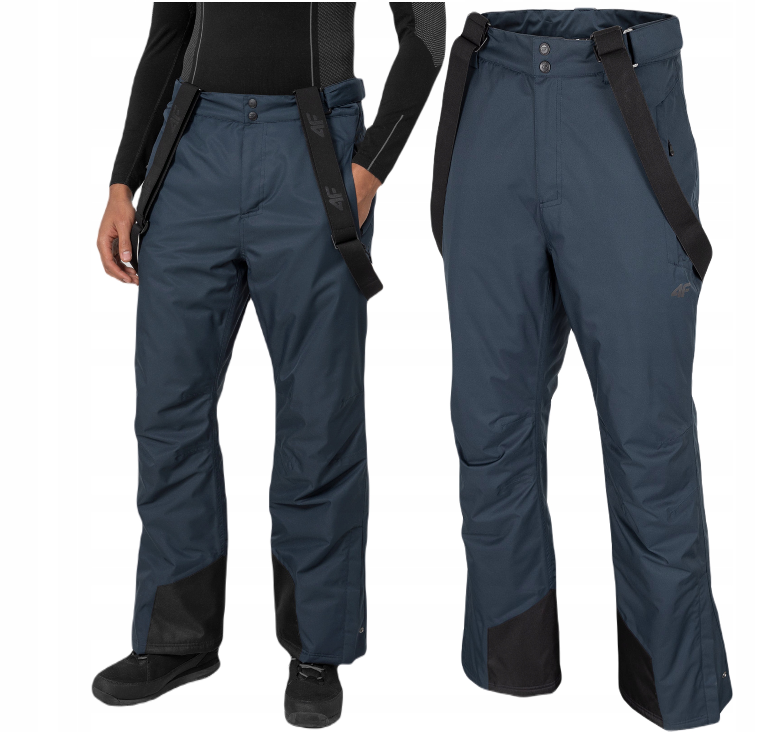 Męskie Spodnie Narciarskie 4F Szelki NeoDry 5000