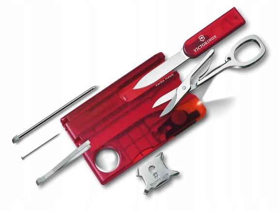 VICTORINOX SWISSCARD LITE 0.7300.T , 13 funkcji CEDE Model SwissCard Lite