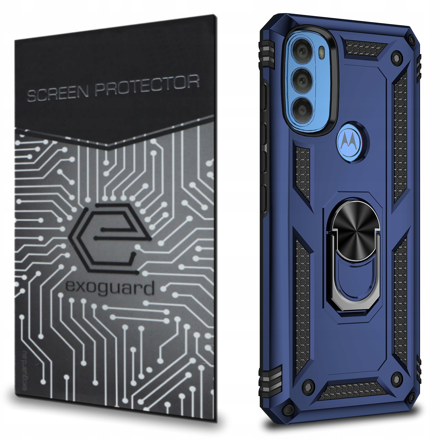 

Case Etui Pancerne+szkło do Motorola Moto G71 5G