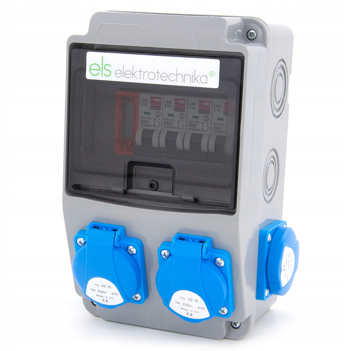 

Rozdzielnica Budowlana Ogrodowa 4*GS 230V Licznik