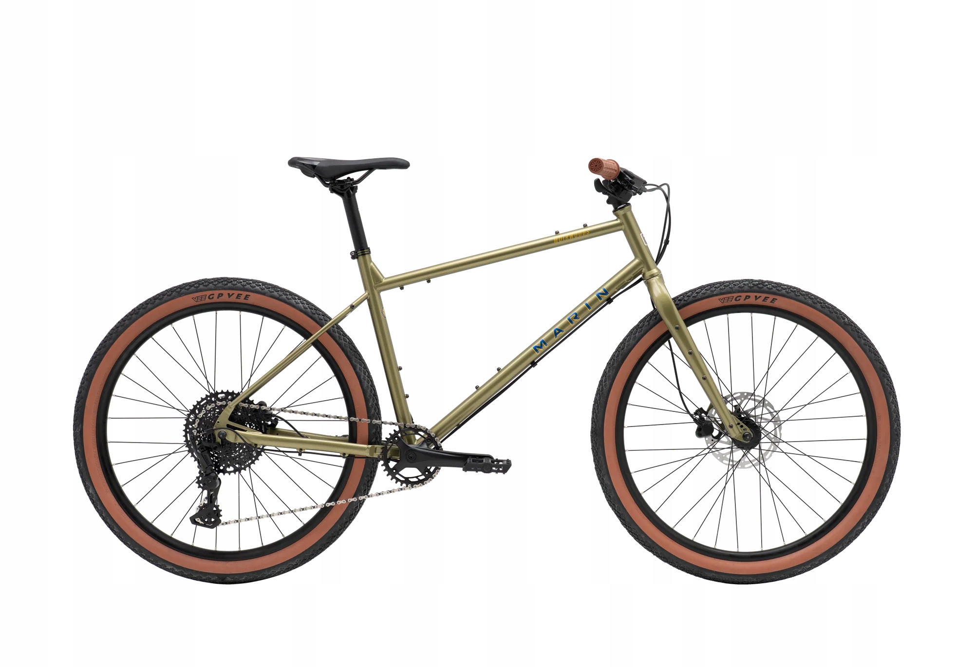 Rower Marin Muirwoods 27,5" rozmiar S złoty stal CrMo bikepacking Urban