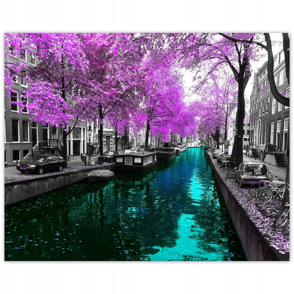 

Plakat 50x40 Rzeka w Amsterdamie