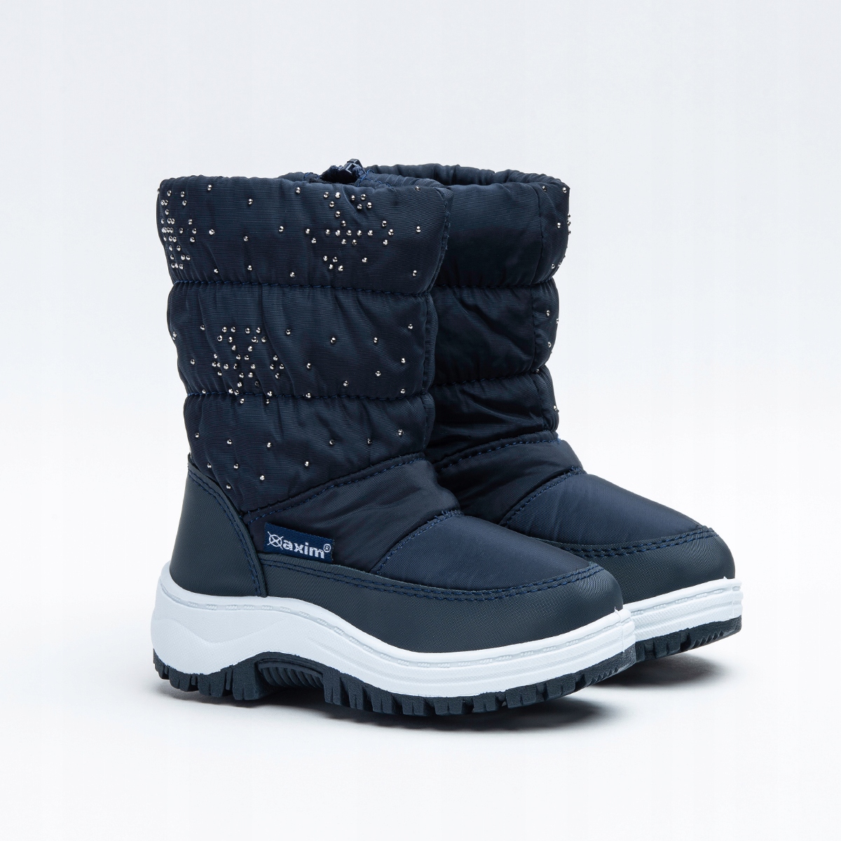 Śniegowce dziecięce OCIEPLANE lekkie SUWAK miękkie odblask kożuszek Axim Bohater / Bajka brak