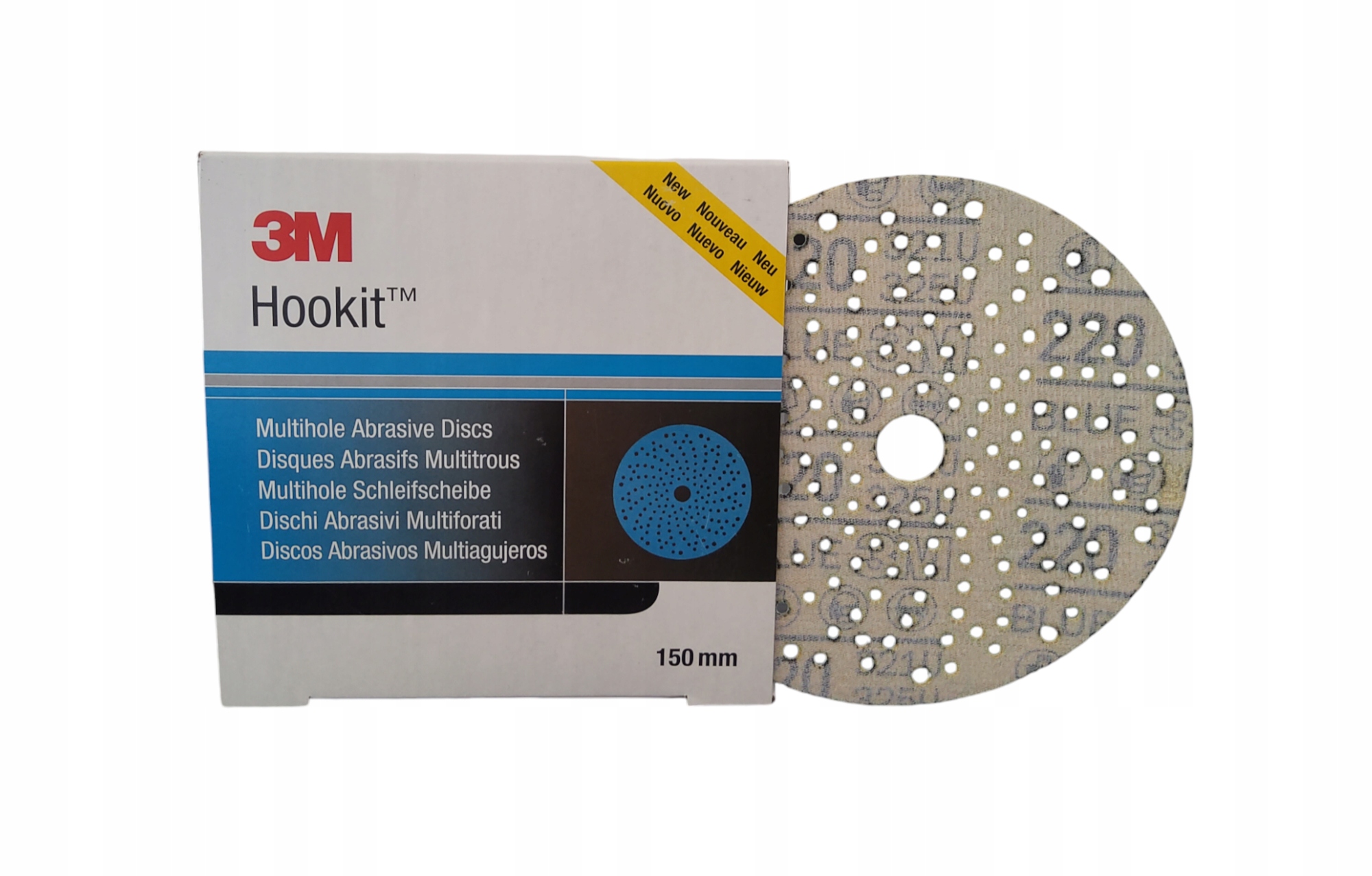 3M Brúsny disk Hookit 51376 viacotvorový 325Un 150 mm P 220 100ks