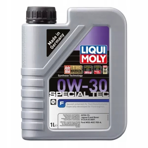 LIQUI MOLY SPECIAL TEC F 0W30 C2 FORD 950A 8L Waga produktu z opakowaniem jednostkowym 0 kg