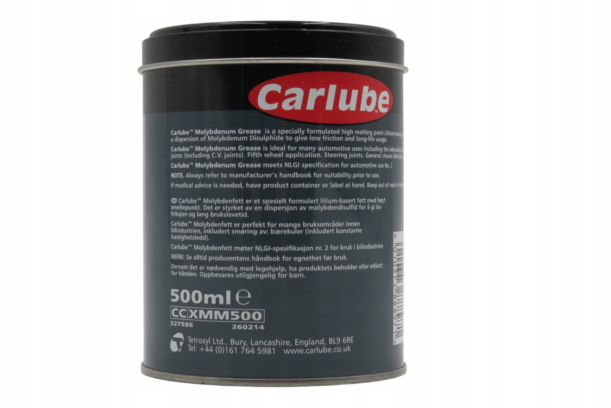 Smar molibdenowy CARLUBE Moly Grease 500g Rodzaj towot