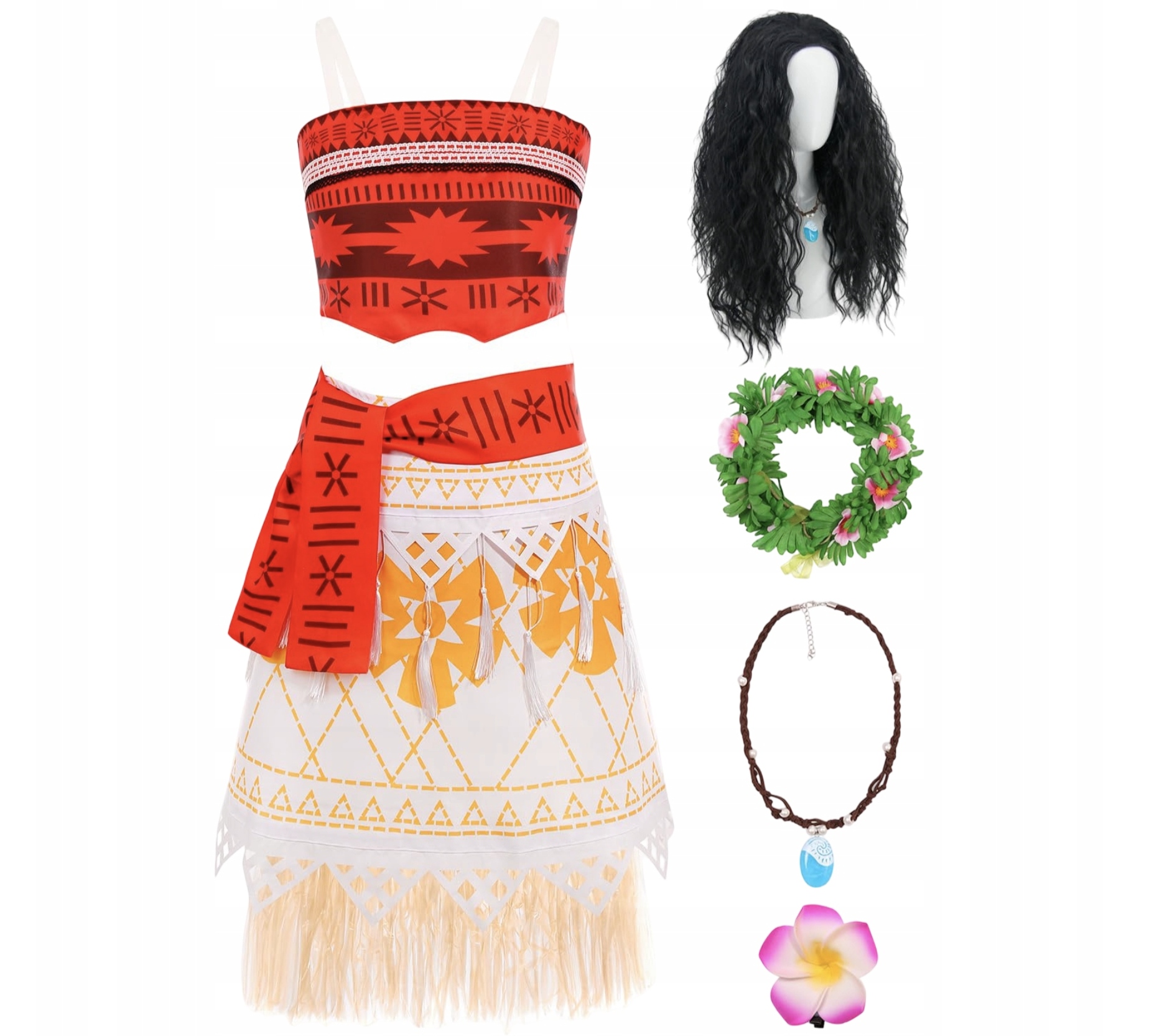 Dámský Kostým Převlek Princezna Vaiana Halloween XXXL