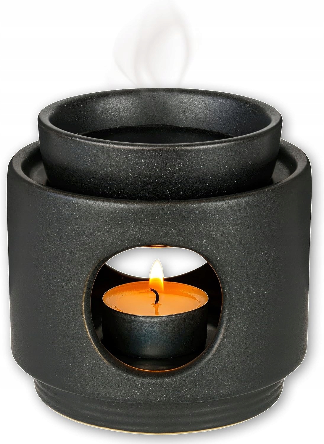 Vonná lampa na čajovou svíčku z keramiky, ohřívač olejů
