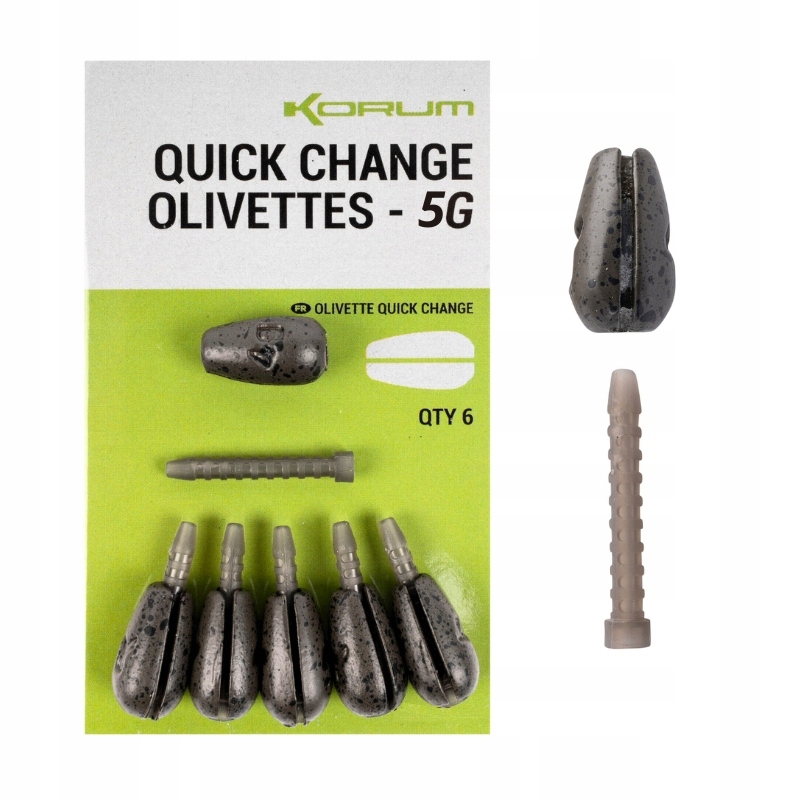 Korum Ciężarki Quick Change Olivettes 5g