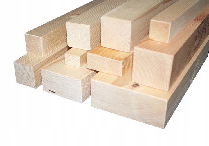 Kantówka strugana ŚWIERK BC 50x50mm 100cm LEGAR ŚWIERKOWY 5x5cm PRODUCENT