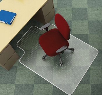 Mata pod krzesło Q-Connect "t" 914x1220 mm na wykładzinę