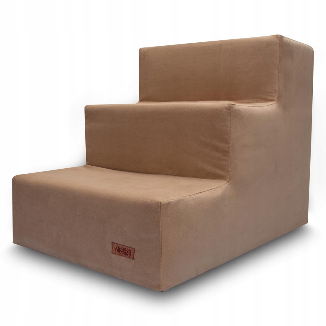 Levně Schody pro psa k pohovce a posteli béžové yorkšírský buldoček Huggy Doggy Climber S