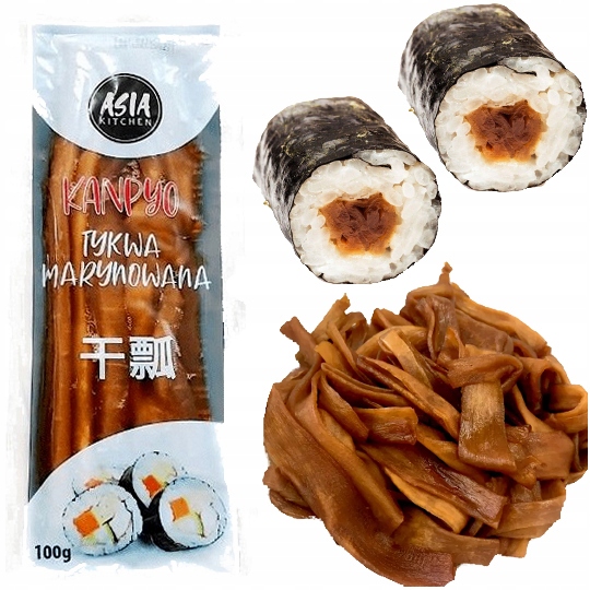 

Kanpyo Marynowana Tykwa do Sushi 100g