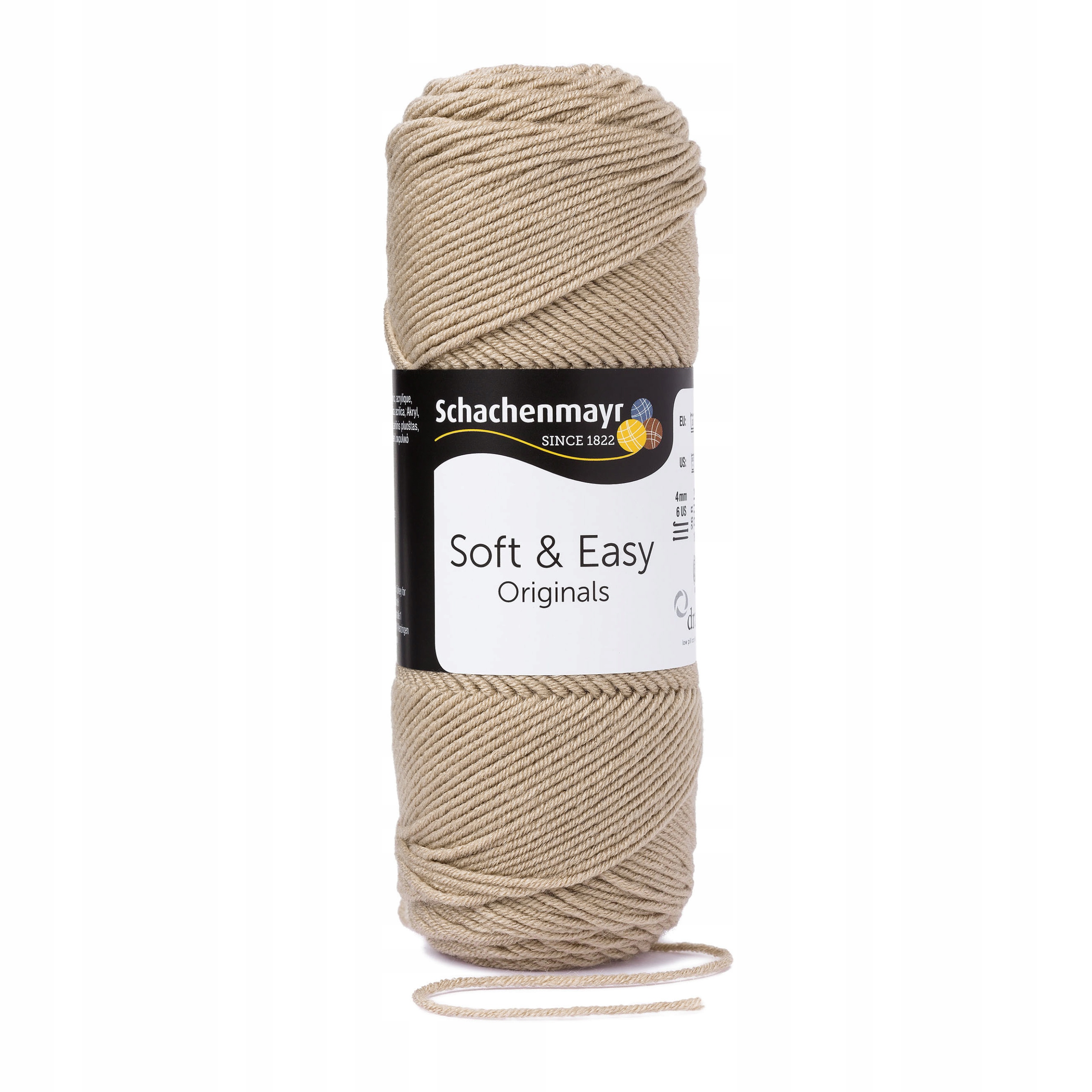 100g akryl antypilling Soft&Easy 05 jasny beż