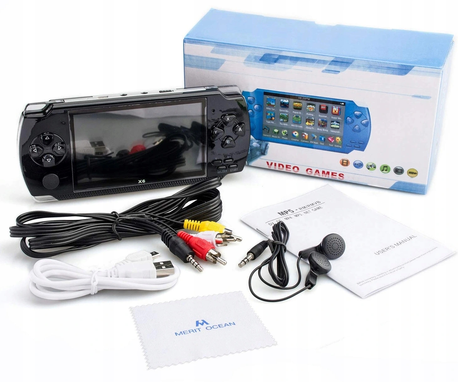 PRZENOŚNA KONSOLA DO GIER X6 8G GAMEBOY PSP GRATIS Model x6