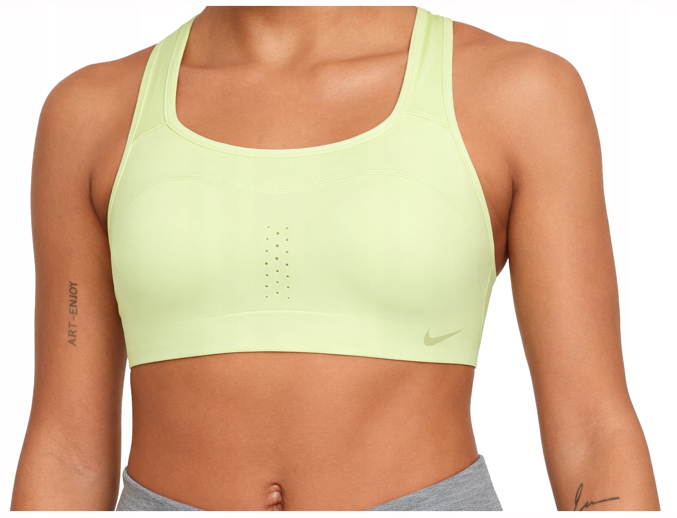 Stanik Sportowy Nike Wysokie Wsparcie Dri-FIT Regulowany AJ0340-303 L