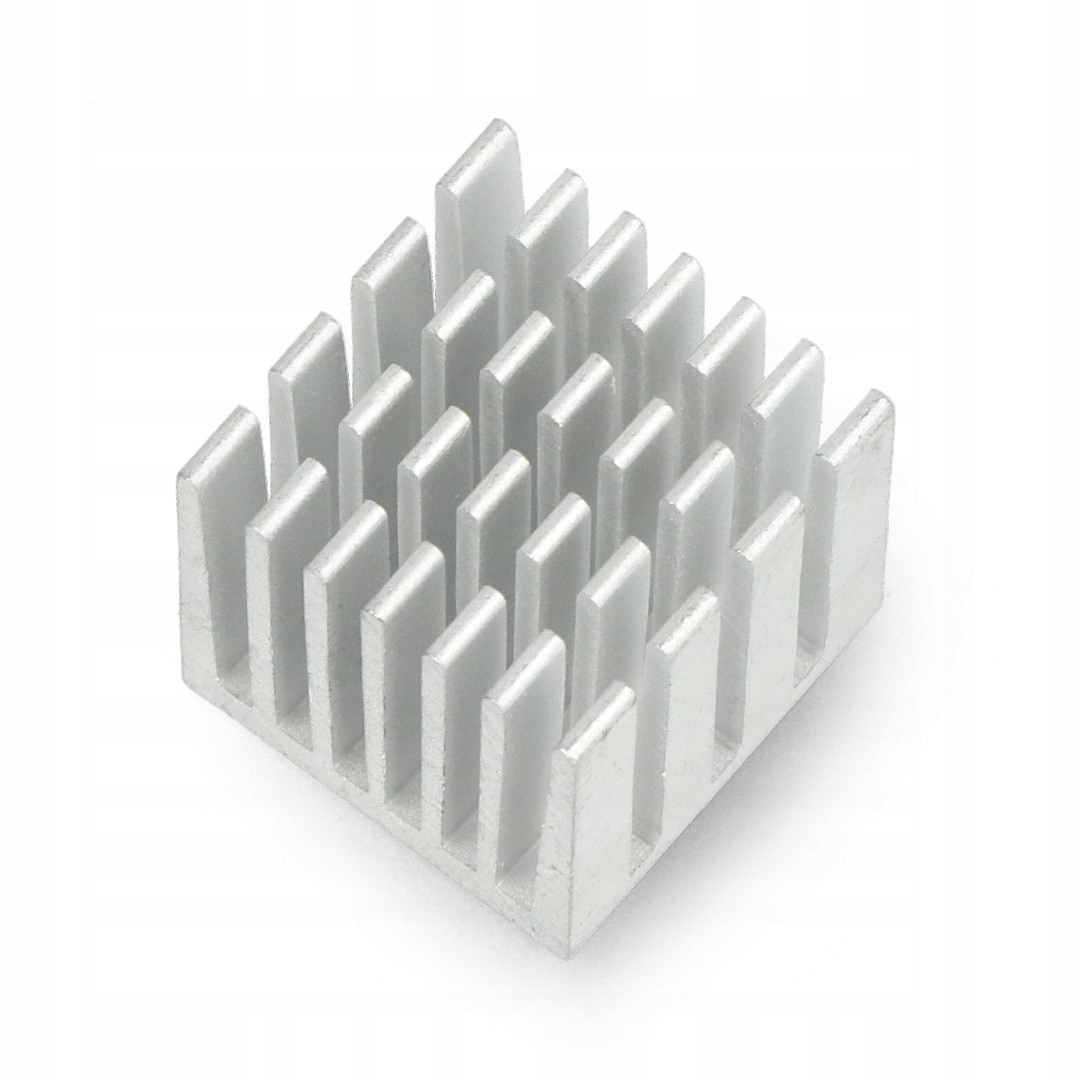 

Aluminiowy radiator do Raspberry Pi 3 15x15x15mm