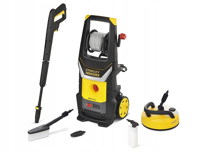 Tlaková myčka Stanley SXFPW20PE 140 bar 2.0 kW, sada pro čištění teras
