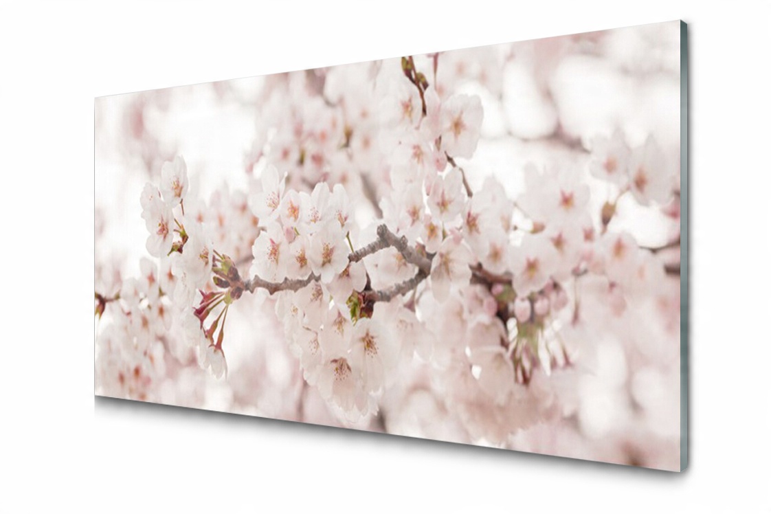

Panel szklany dekor Kwiaty Roślina 140x70 + Klej