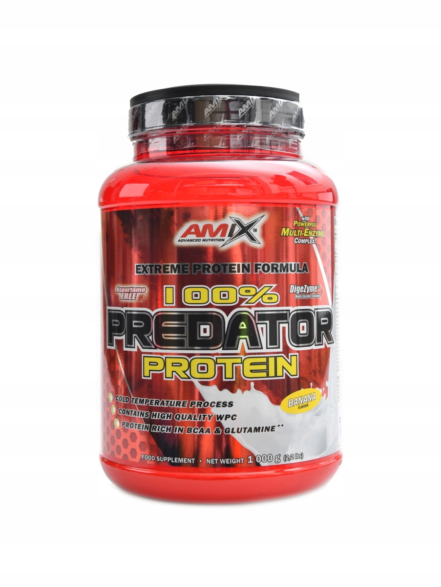 Whey Pro Predator protein 100% 1000g banán