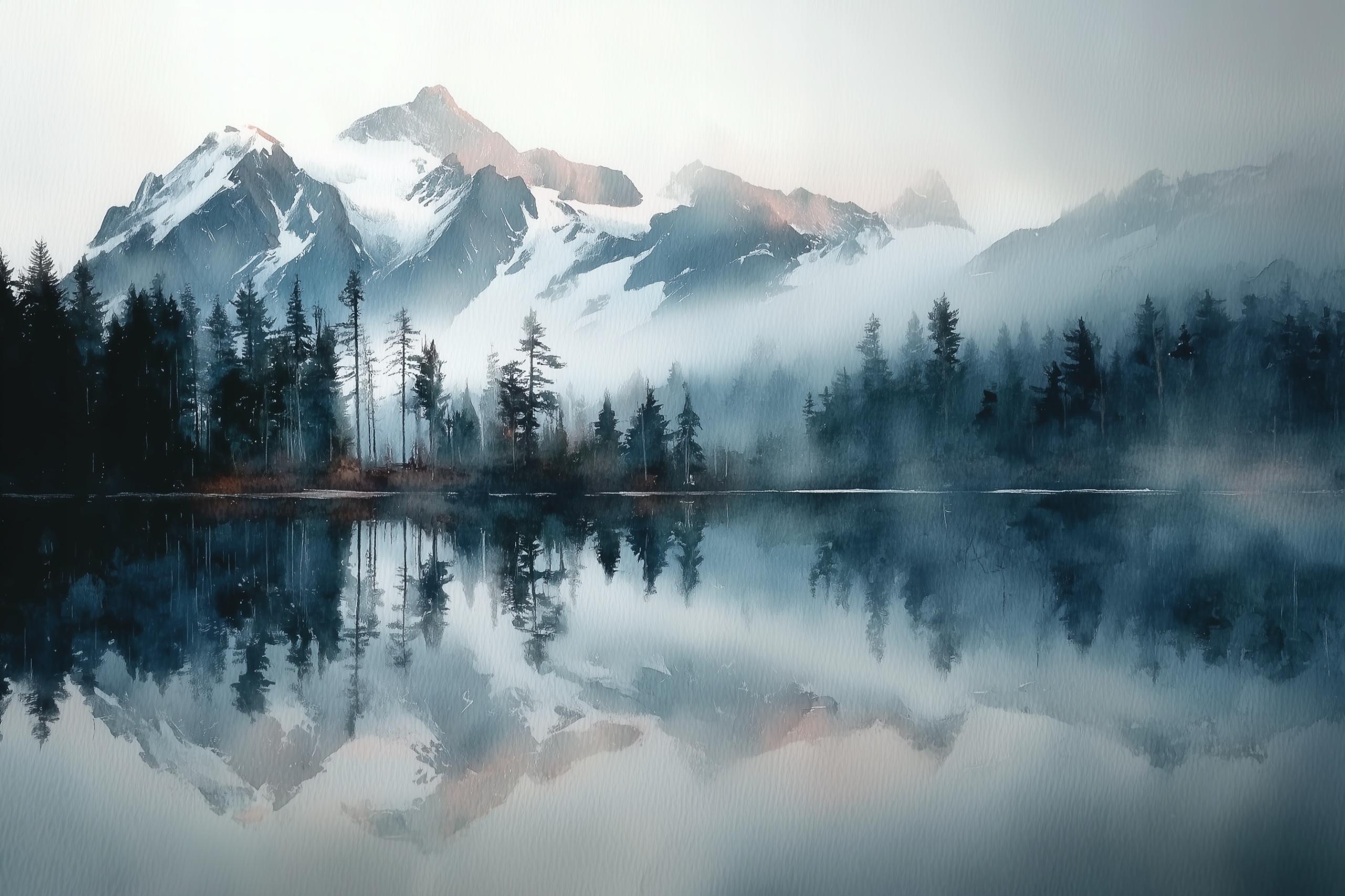 Fototapeta Flizelina Polská Krajina Hory Tatry Jezero Sníh 416x254 130g
