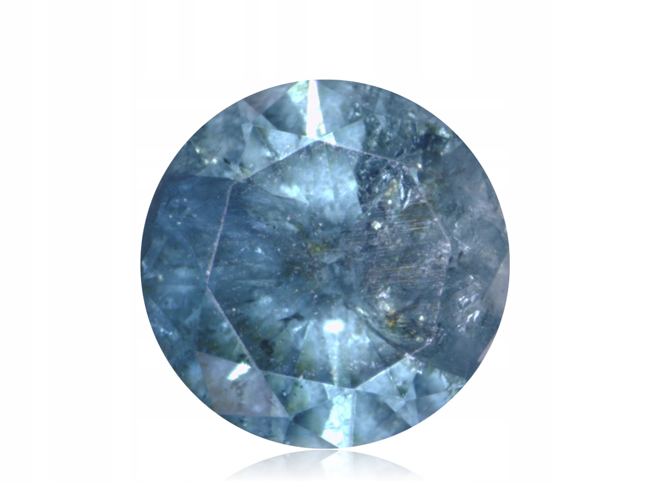Diamant 0.14ct Modrý Briliant I3 eCertifikát Wbd