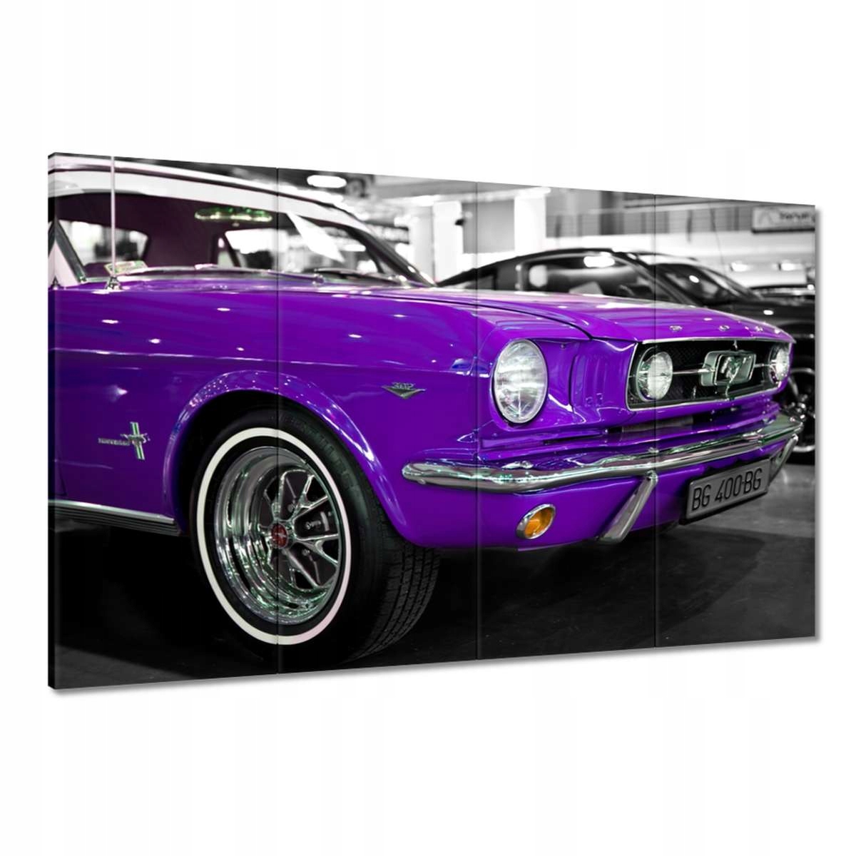 Obrazy 120x80 Fialový Ford Mustang