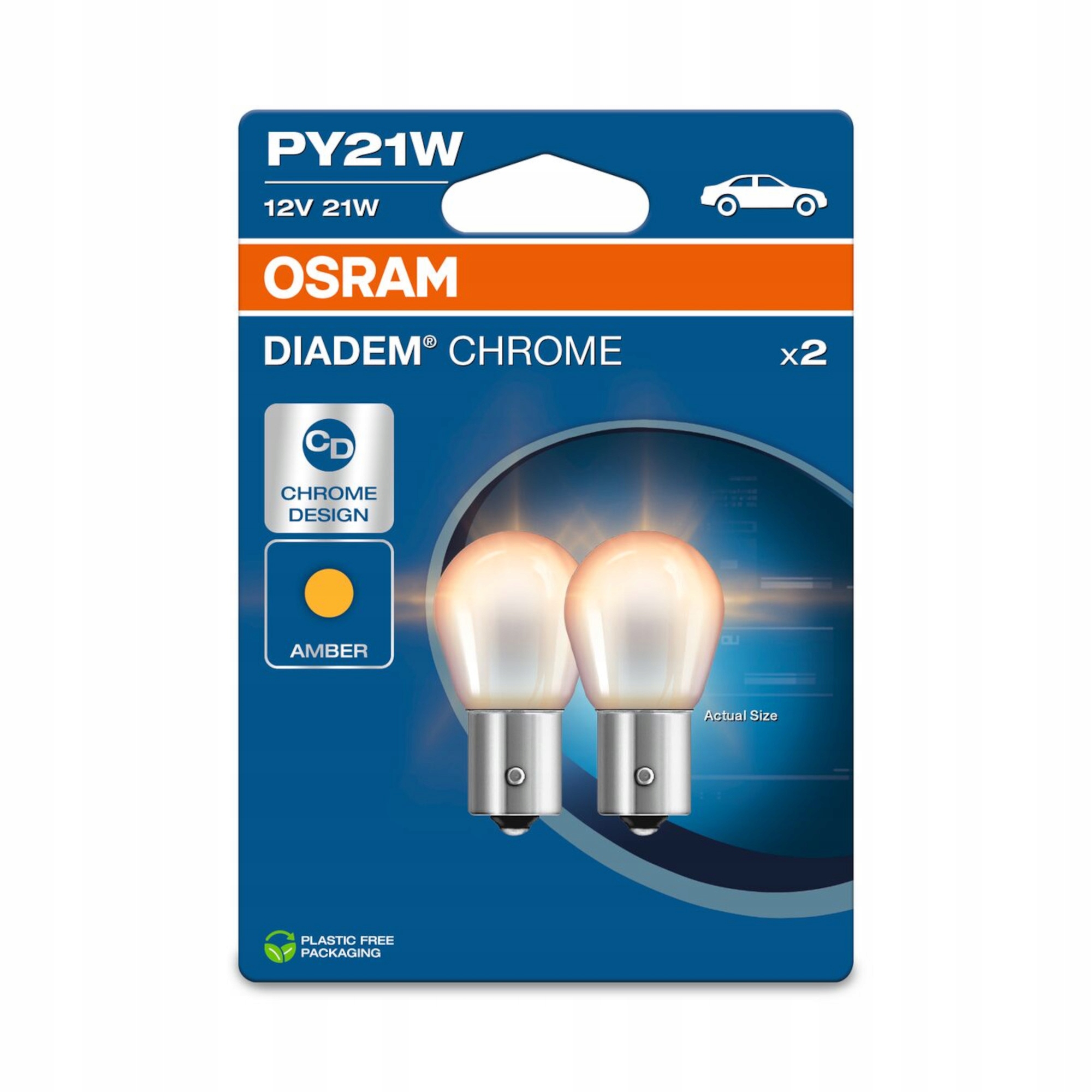 Żarówki Osram PY21W Diadem Chrome 2 szt.