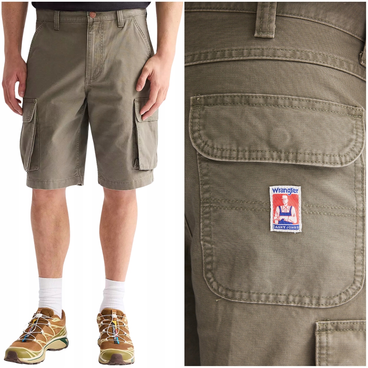 Wrangler Casey Jones Cargo Short bojové krátké kraťasy šortky W30