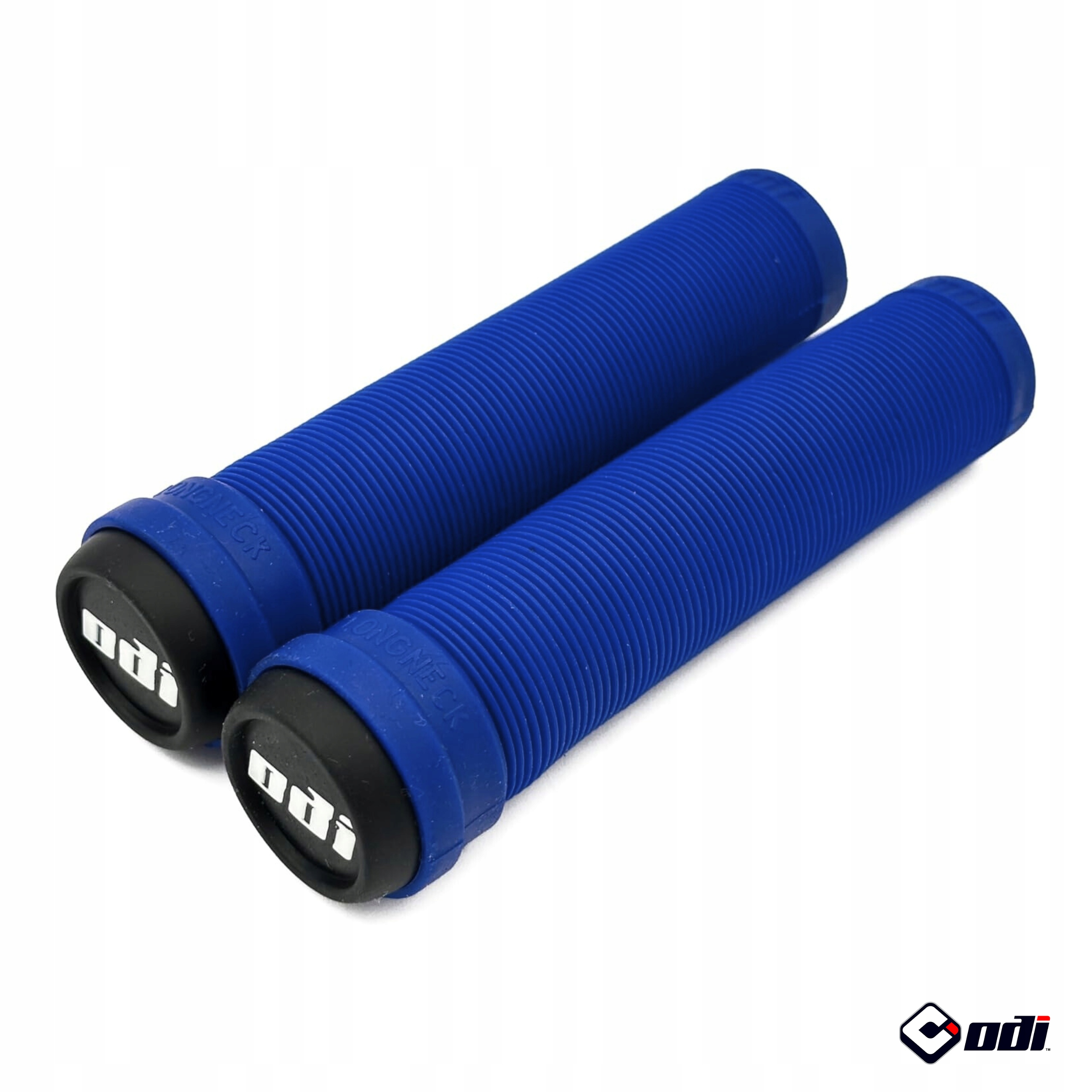 CHWYTY ROWEROWE DO KIEROWNICY ODI SOFT LONGNECK GRIP GUMA GRIPY NIEBIESKIE Materiał guma