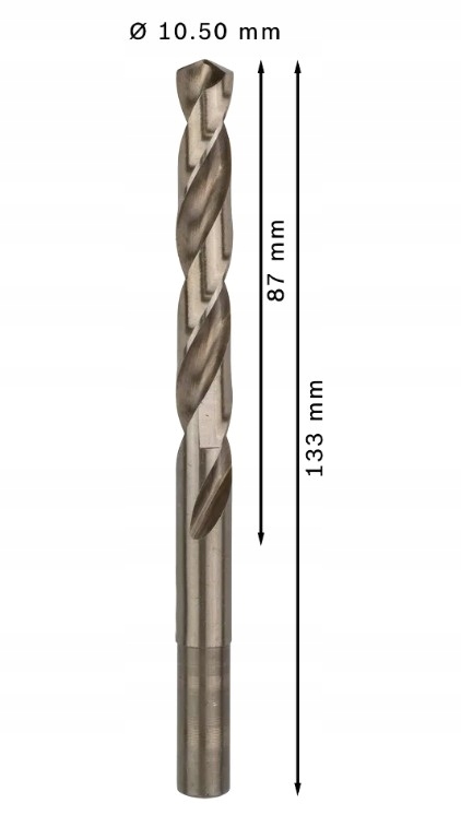 BOSCH WIERTŁO DO METALU HSS-Co Kobaltowe 10,5 mm 1szt Marka Bosch
