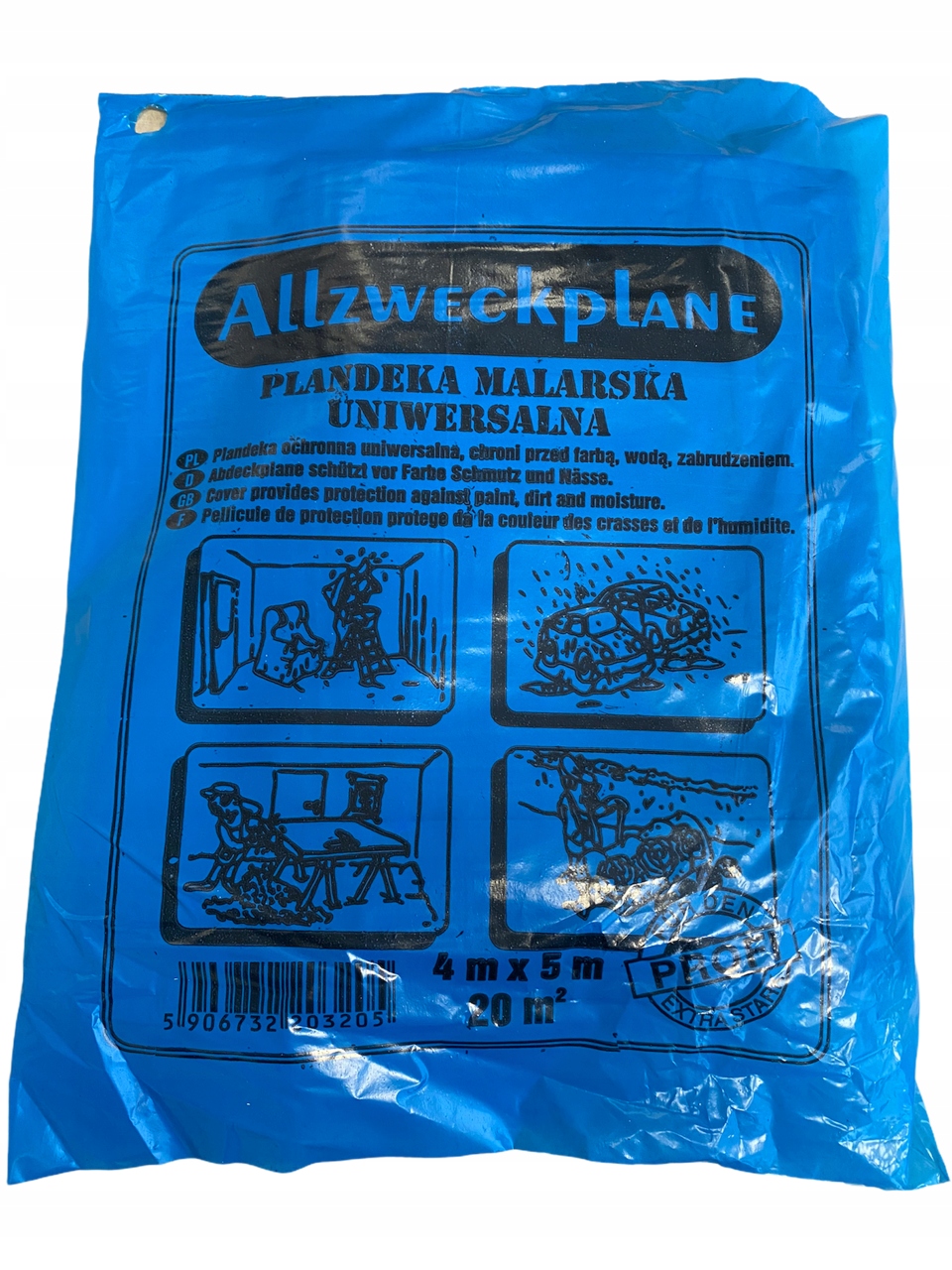 

Folia Malarska Gruba Budowlana Ochronna 4mX5m 500g