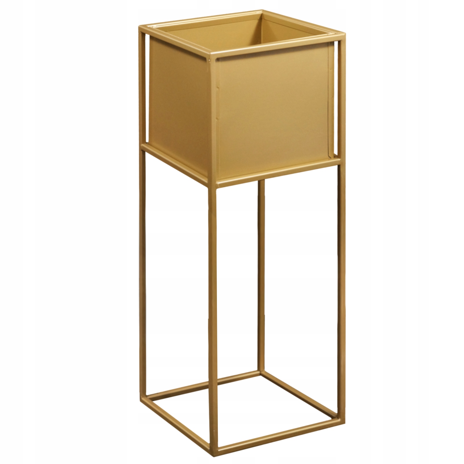 Držiak Na Kvetináč kovový s kvetináčom Loft 60 cm zlatý