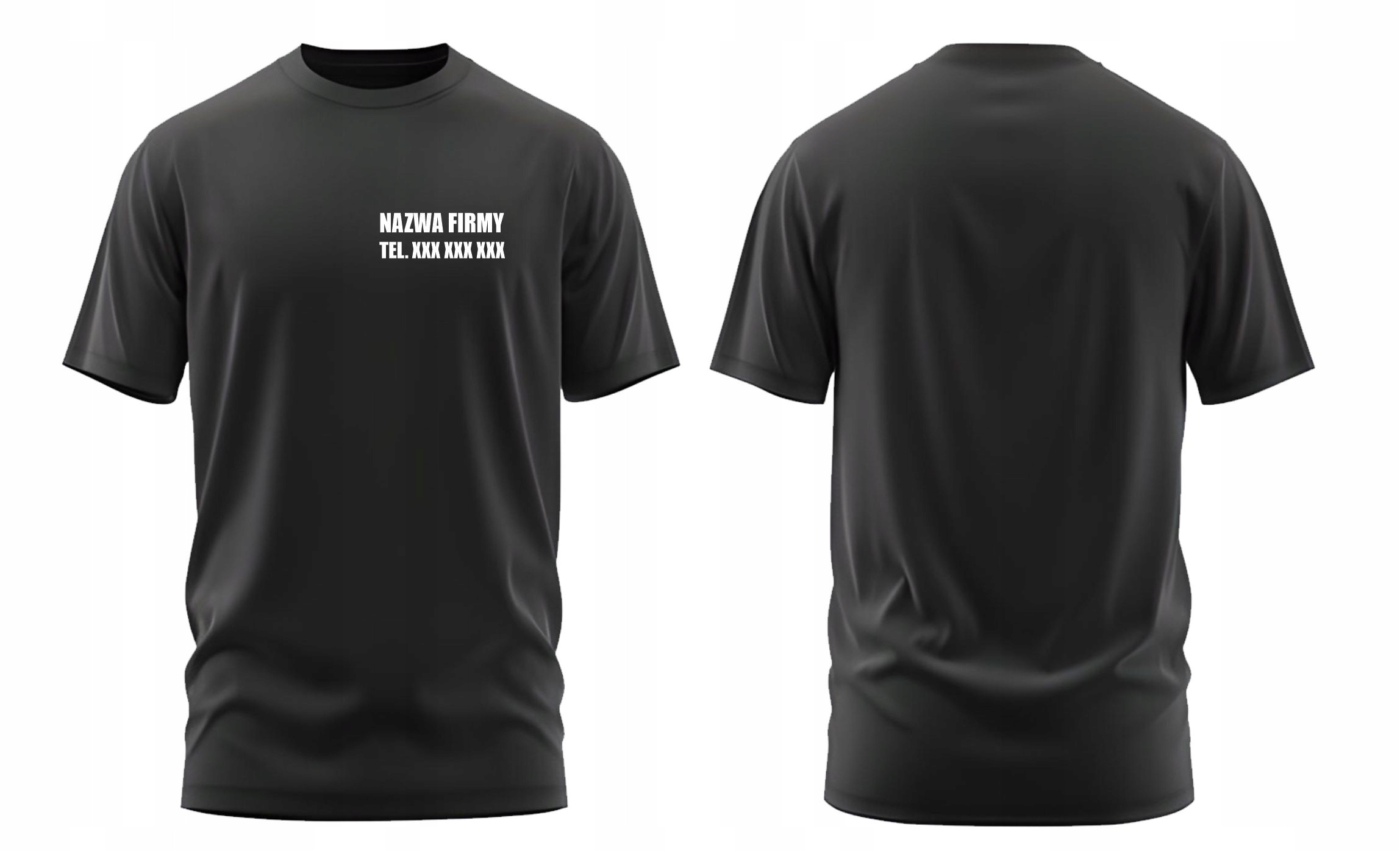 KOSZULKI T-shirt Z WŁASNYM nadrukiem LOGO FIRMY KOSZULKA FIRMOWA REKLAMOWA Marka inna