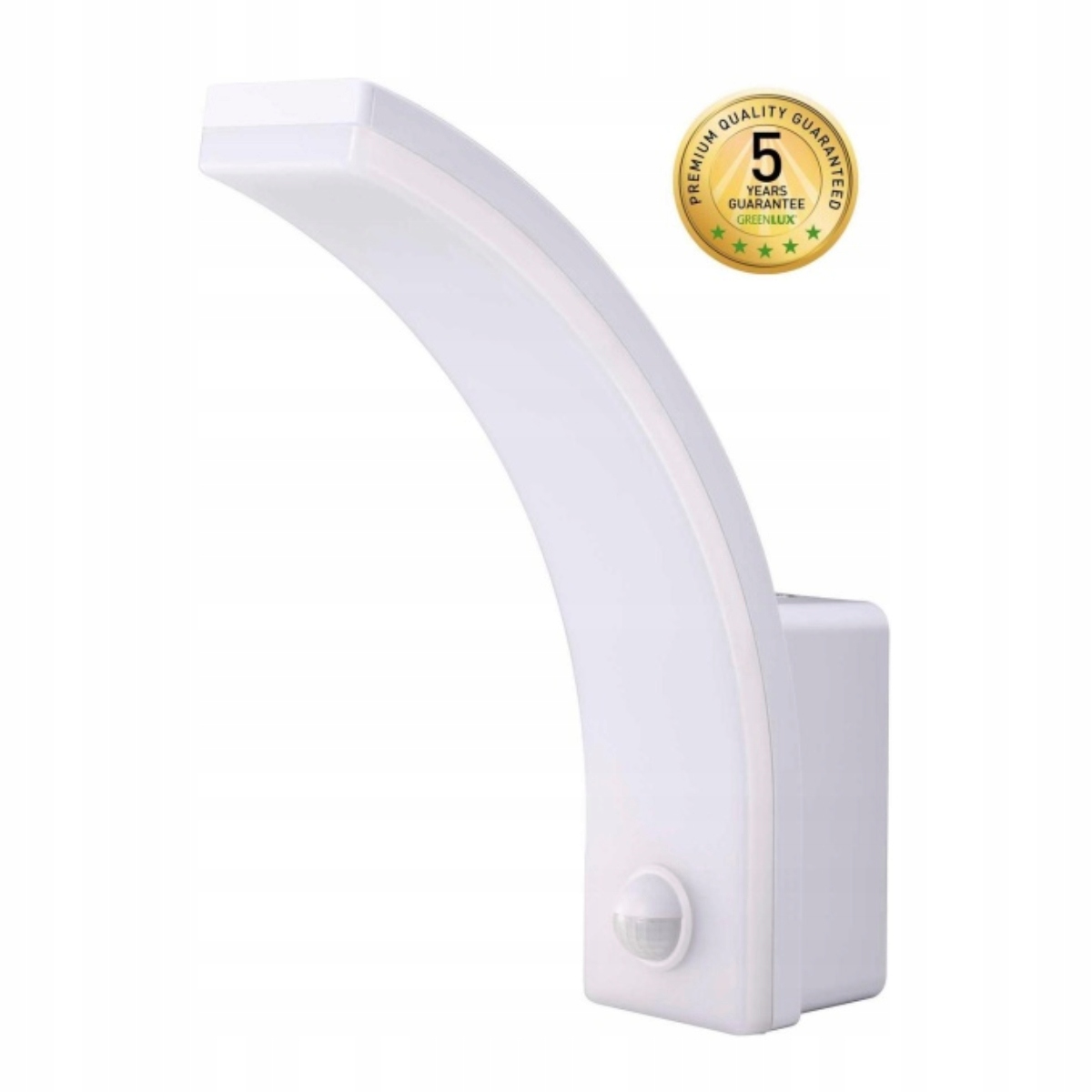 Lampa Led Falco 12/15/20W Czujnik Pir Neutralna Kinkiet Greenlux biały