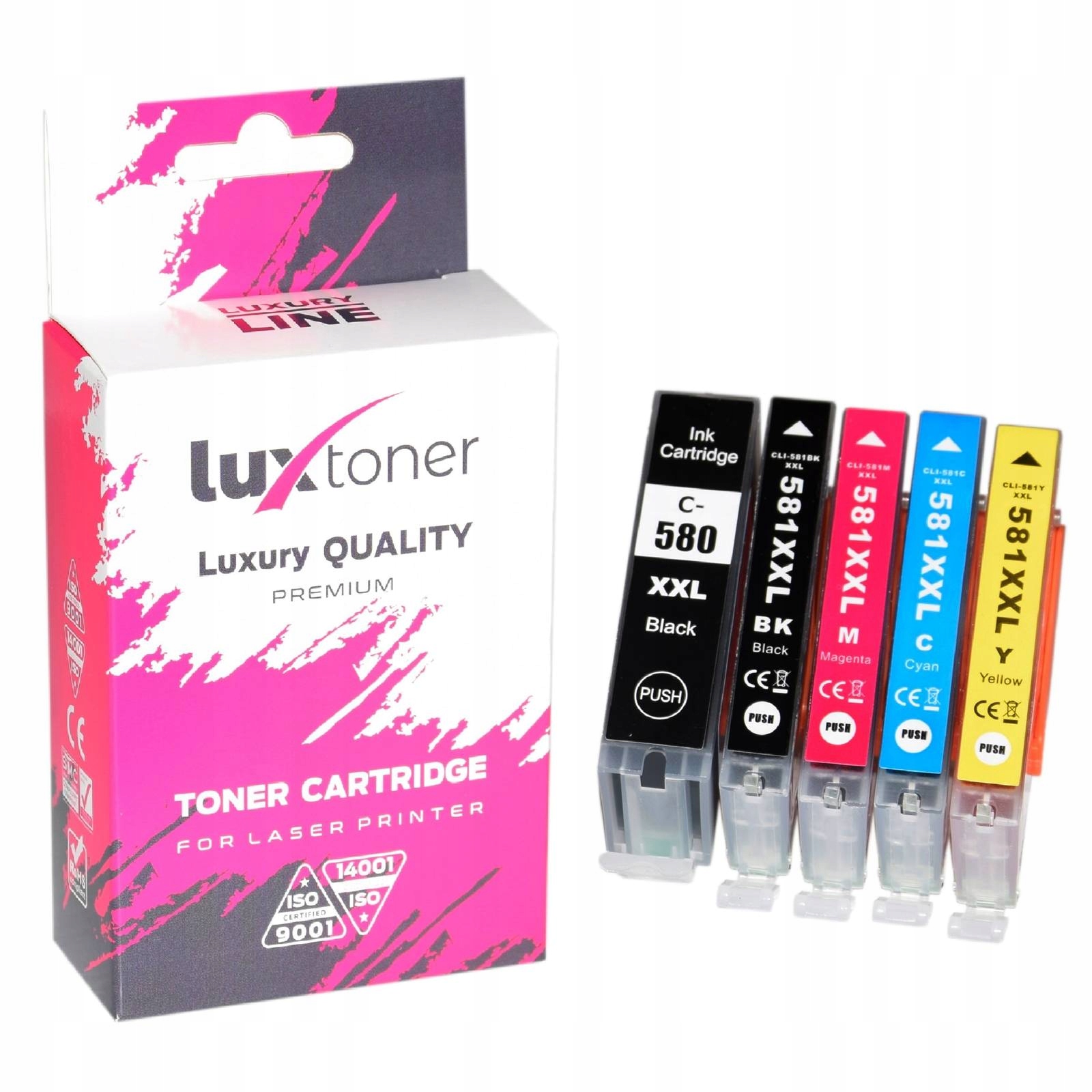 

5x Tusz do Canon Pixma TS6150 TS6151 TR7550 TR8550