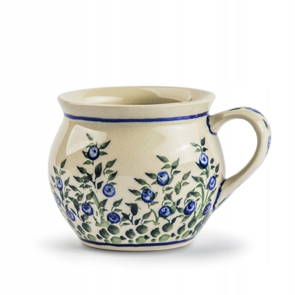 

Bolesławiec Kubek 320 ml ceramika Dek.1208