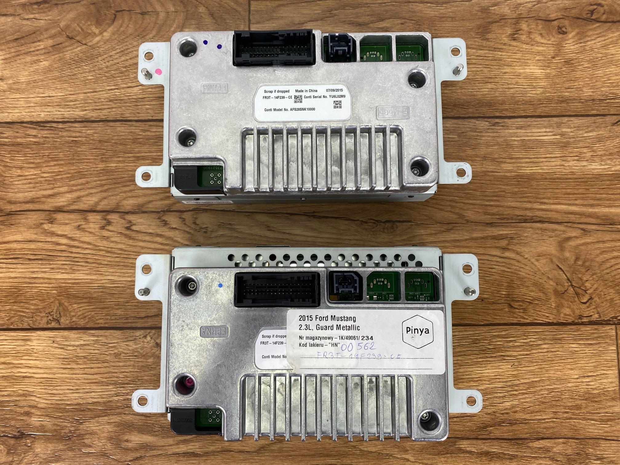 display module ekran consoles Ford Mustang 2015+