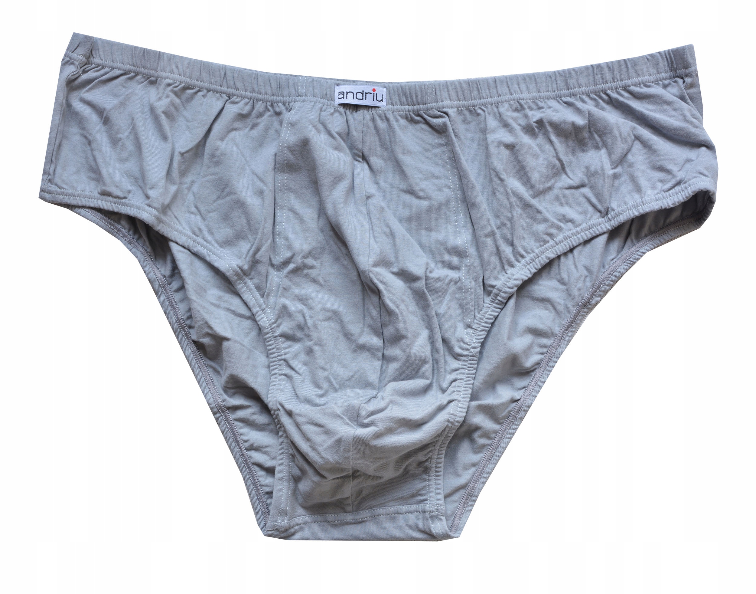 

Duże Slipy Męskie Andriu Jasny Szary 4XL