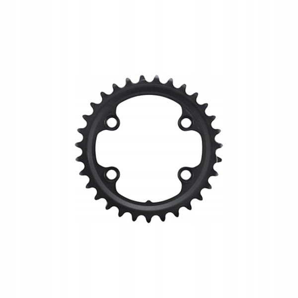 Shimano Chainring Grx Fc-rx820-2 Bcd 110 Mm 4-bolts 2x12s 31 Teeth, Black