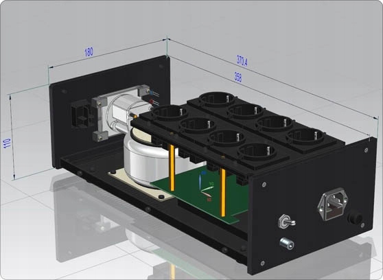 TAGA HARMONY PC-5000 KONDYCJONER SIECIOWY LISTWA Maksymalne obciążenie 3450 W