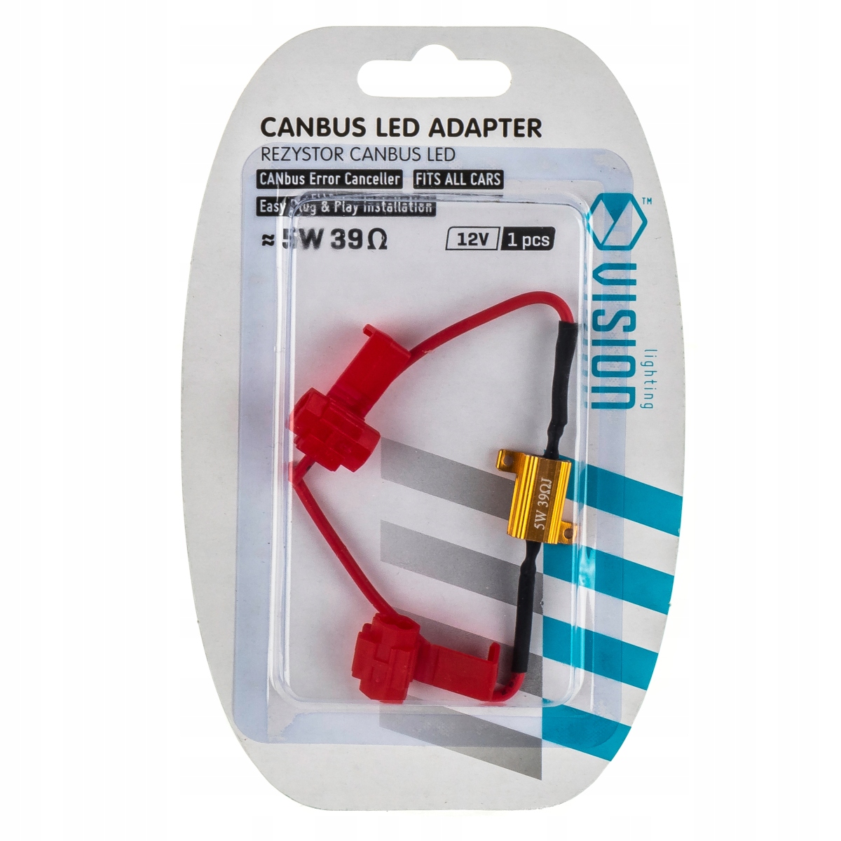 

Opornik Rezystor Żarówki Canbus Led 5W 39Ohm