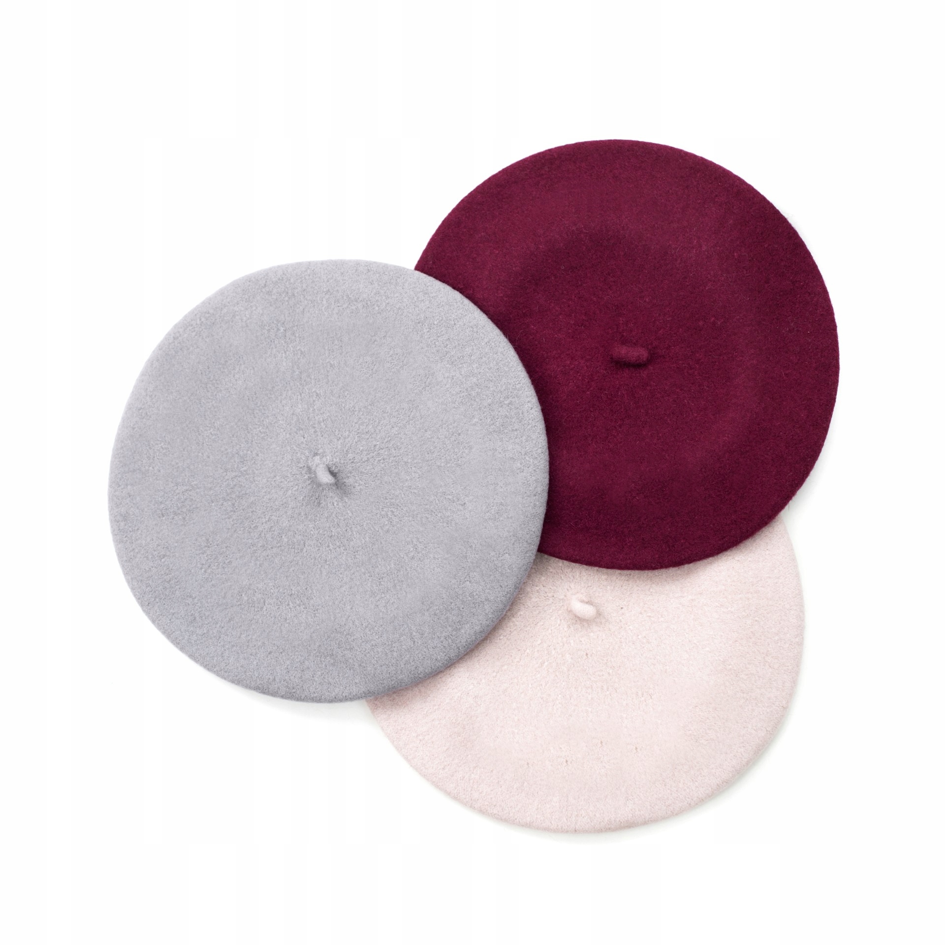 Szaleo klasyka BERET uniseks WEŁNA cz17472-5 Wzór dominujący bez wzoru