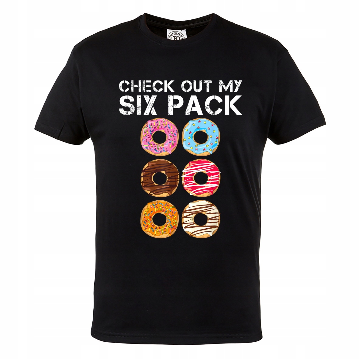 

Męska Koszulka Na Siłownię Gym Doughnut Sixpack