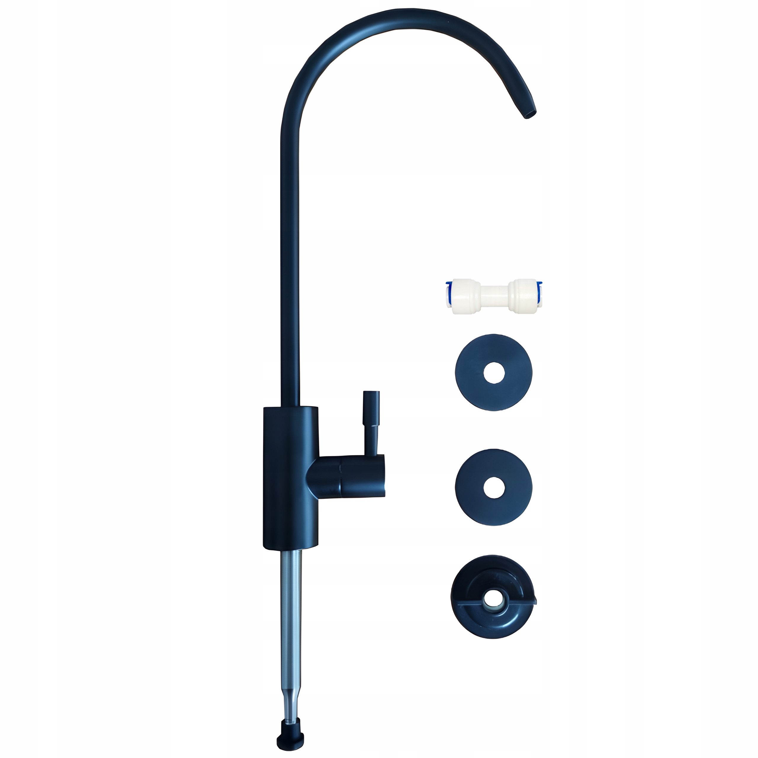 Wylewka Pojedyncza Do Filtra Wody Ro, Czarny Mat Wylewka Do Osmozy